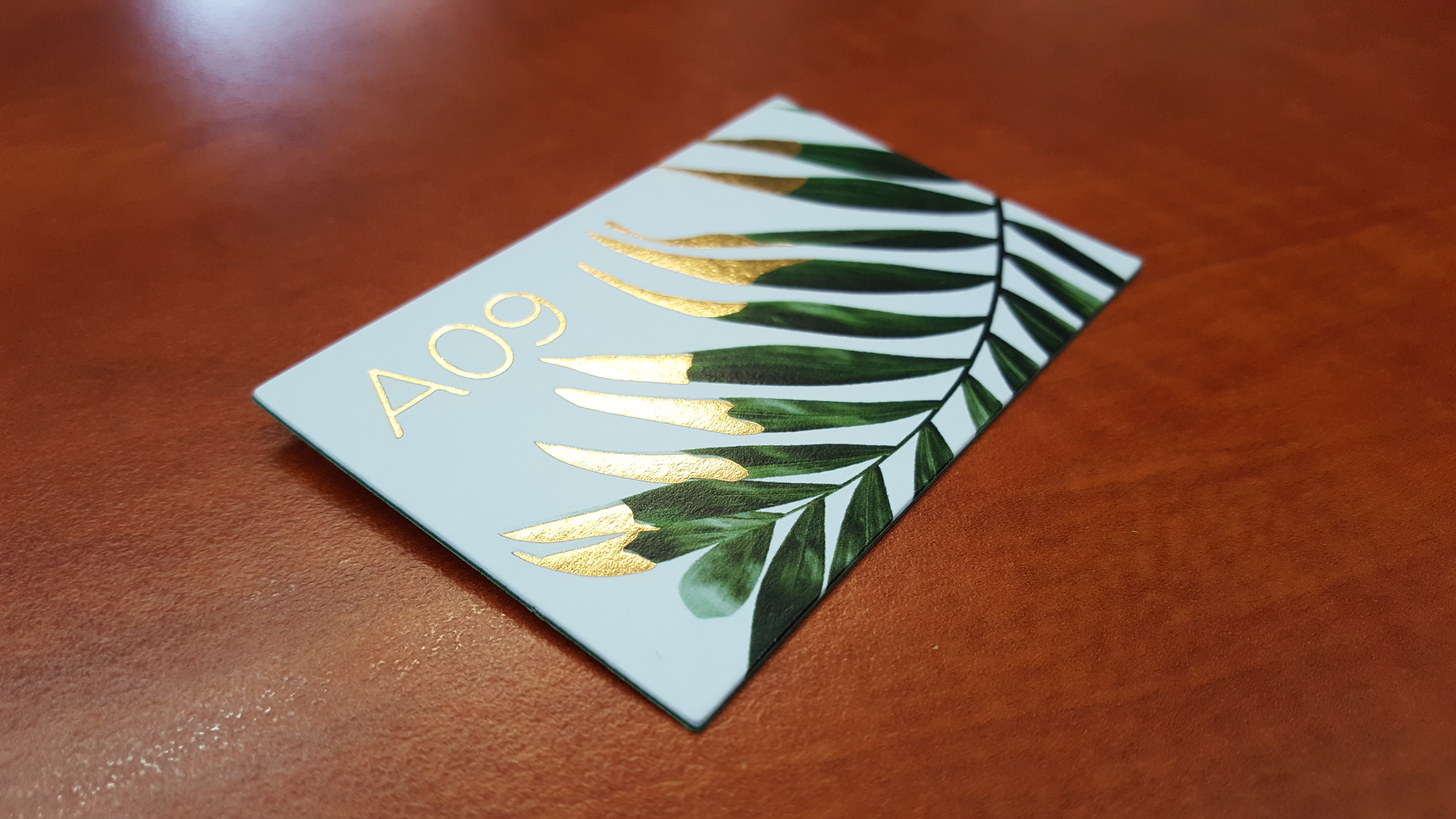 Tarjetas de visita con relieve