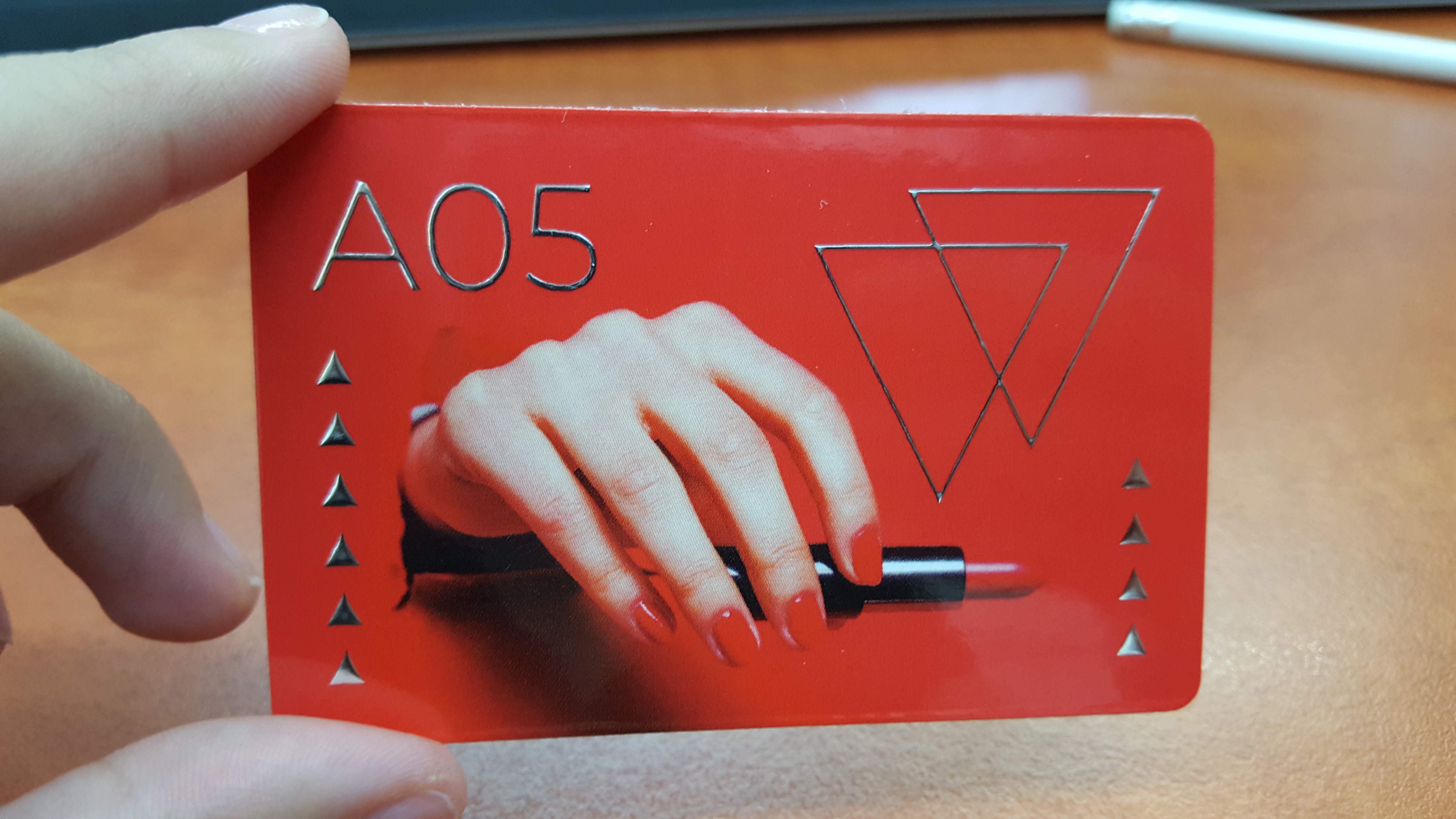 Tarjetas de visita con relieve